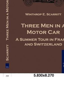 portada three men in a motor car (en Inglés)