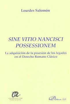 portada Sine Vitio Nancisci Possessionem (in Spanish)