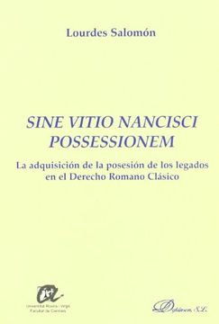 portada Sine Vitio Nancisci Possessionem