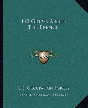 portada 112 gripes about the french (en Inglés)