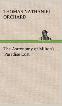 portada the astronomy of milton's 'paradise lost'