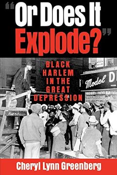 portada "or Does it Explode? "o Black Harlem in the Great Depression (en Inglés)