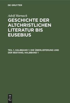 portada Die Überlieferung und der Bestand, Halbband 1 (in German)