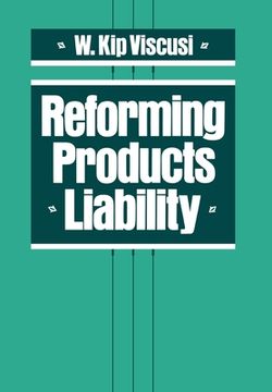 portada reforming products liability (en Inglés)