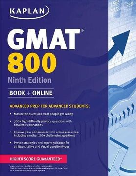 portada Kaplan Gmat 800: Advanced Prep for Advanced Students (Kaplan Test Prep) 
