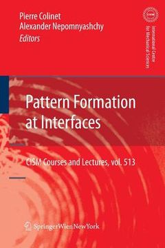 portada pattern formation at interfaces (en Inglés)