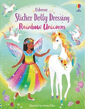 portada Sticker Dolly Dressing Rainbow Unicorns (en Inglés)