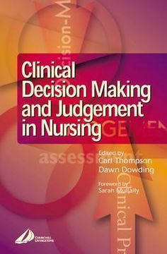 portada clinical decision-making and judgement in nursing (en Inglés)