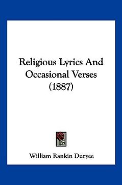 portada religious lyrics and occasional verses (1887) (en Inglés)