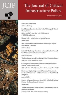 portada Journal of Critical Infrastructure Policy: Volume 3, Number 2, Fall / Winter 2023 (en Inglés)
