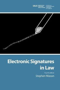 portada Electronic Signatures in Law (en Inglés)