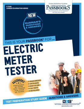 portada Electric Meter Tester (C-2249): Passbooks Study Guide Volume 2249 (en Inglés)