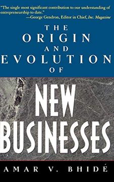 portada The Origin and Evolution of new Businesses (en Inglés)