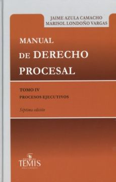 portada Manual de Derecho Procesal Tomo iv