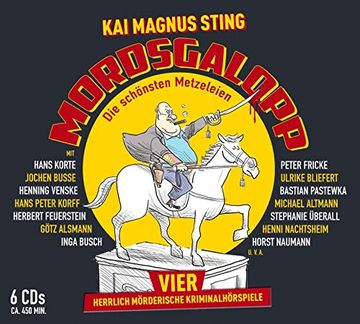 portada Mordsgalopp - Vier Herrlich Mörderische Krimi-Hörspiele: Wortart (en Alemán)