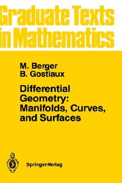 portada differential geometry: manifolds, curves, and surfaces: manifolds, curves, and surfaces