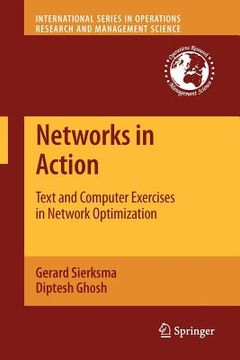 portada networks in action: text and computer exercises in network optimization (en Inglés)
