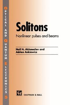 portada solitons: nonlinear pulses and beams