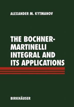 portada the bochner-martinelli integral and its applications