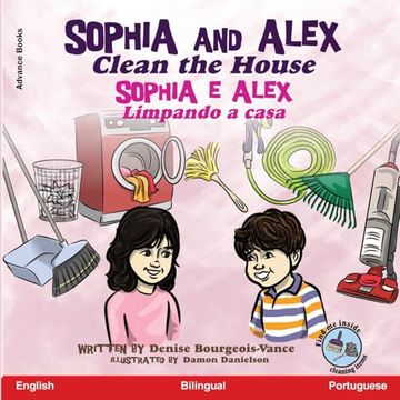 portada Sophia and Alex Clean the House: Sophia e Alex Limpando a casa (en Portugués)