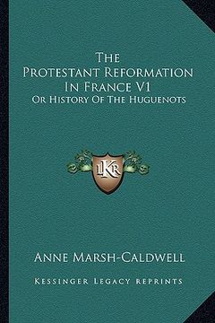 portada the protestant reformation in france v1: or history of the huguenots (en Inglés)