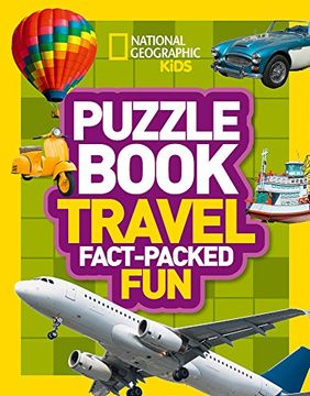 portada Puzzle Book Travel: Brain-tickling quizzes, sudokus, crosswords and wordsearches (National Geographic Kids Puzzle Books)