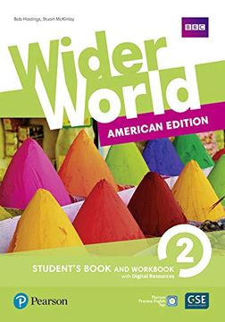 portada Wider World American Edition 2 Student Book & Workbook With pep Pack (en Inglés)