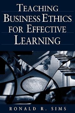 portada teaching business ethics for effective learning (en Inglés)