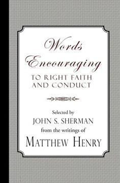 portada Words Encouraging to Right Faith and Conduct