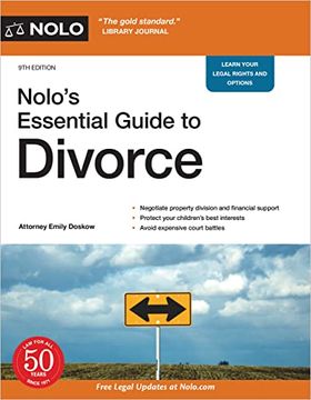 portada Nolo'S Essential Guide to Divorce (in English)