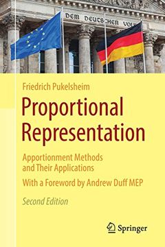 portada Proportional Representation: Apportionment Methods and Their Applications