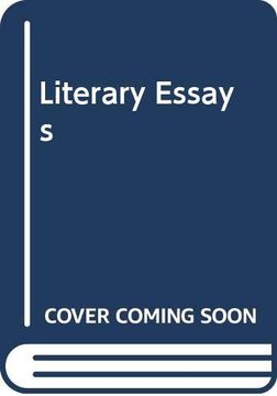 portada Literary Essays
