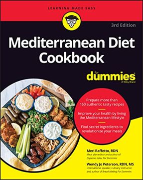 portada Mediterranean Diet Cookbook for Dummies (in English)