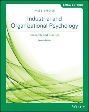portada Industrial and Organizational Psychology: Research and Practice (en Inglés)