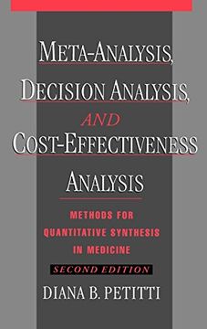 portada Meta-Analysis, Decision Analysis, and Cost-Effectiveness Analysis: Methods for Quantitative Synthesis in Medicine (en Inglés)