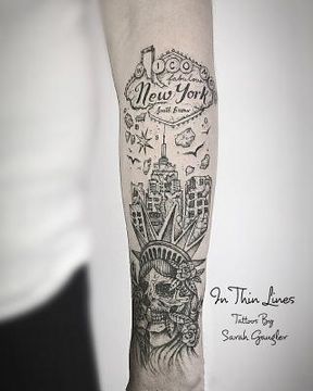 portada In thin lines: Fine Line Tattoo Works of Sarah Gaugler (in English)