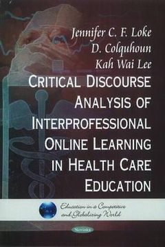 portada critical discourse analysis of interpersonal online learning in health care education