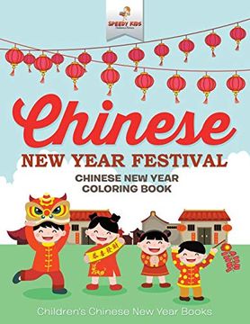 portada Chinese new Year Festival - Chinese new Year Coloring Book | Children's Chinese new Year Books 