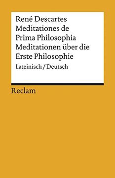 portada Meditationes de Prima Philosophia / Meditationen Über die Erste Philosophie