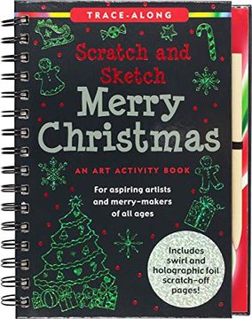 portada Scratch & Sketch Merry Christmas (Trace Along) (en Inglés)