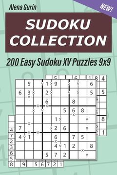 portada Sudoku Collection: 200 Easy Sudoku XV Puzzles 9x9 (en Inglés)