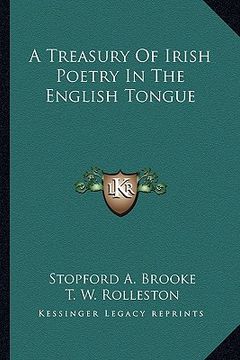 portada a treasury of irish poetry in the english tongue (en Inglés)