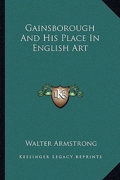 portada gainsborough and his place in english art