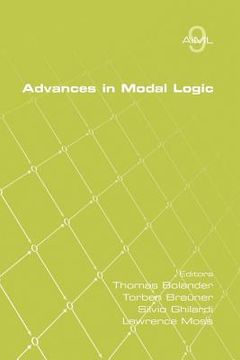 portada advances in modal logic volume 9 (en Inglés)