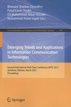 portada emerging trends and applications in information communication technologies (en Inglés)