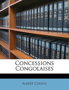 portada Concessions Congolaises (en Francés)