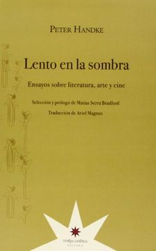 portada LENTO EN LA SOMBRA (in Spanish)