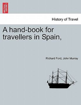 portada a hand-book for travellers in spain, (en Inglés)