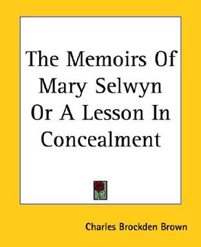portada the memoirs of mary selwyn or a lesson in concealment