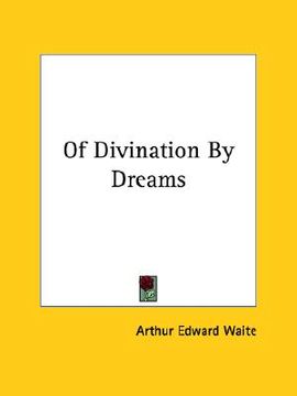portada of divination by dreams (in English)